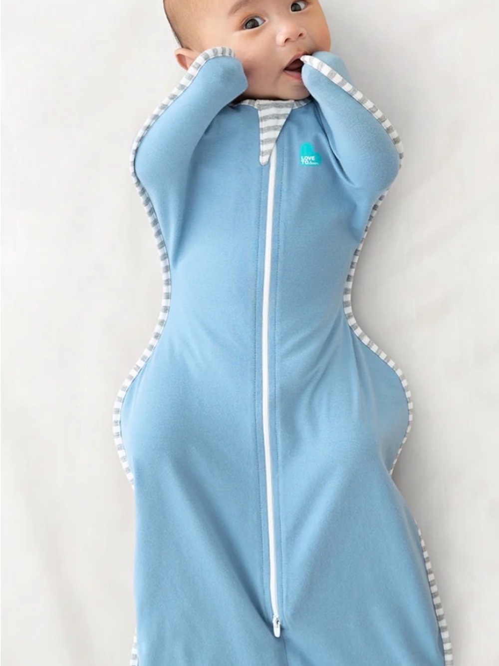 Love to Dream Swaddle in Dusty Blue - size S